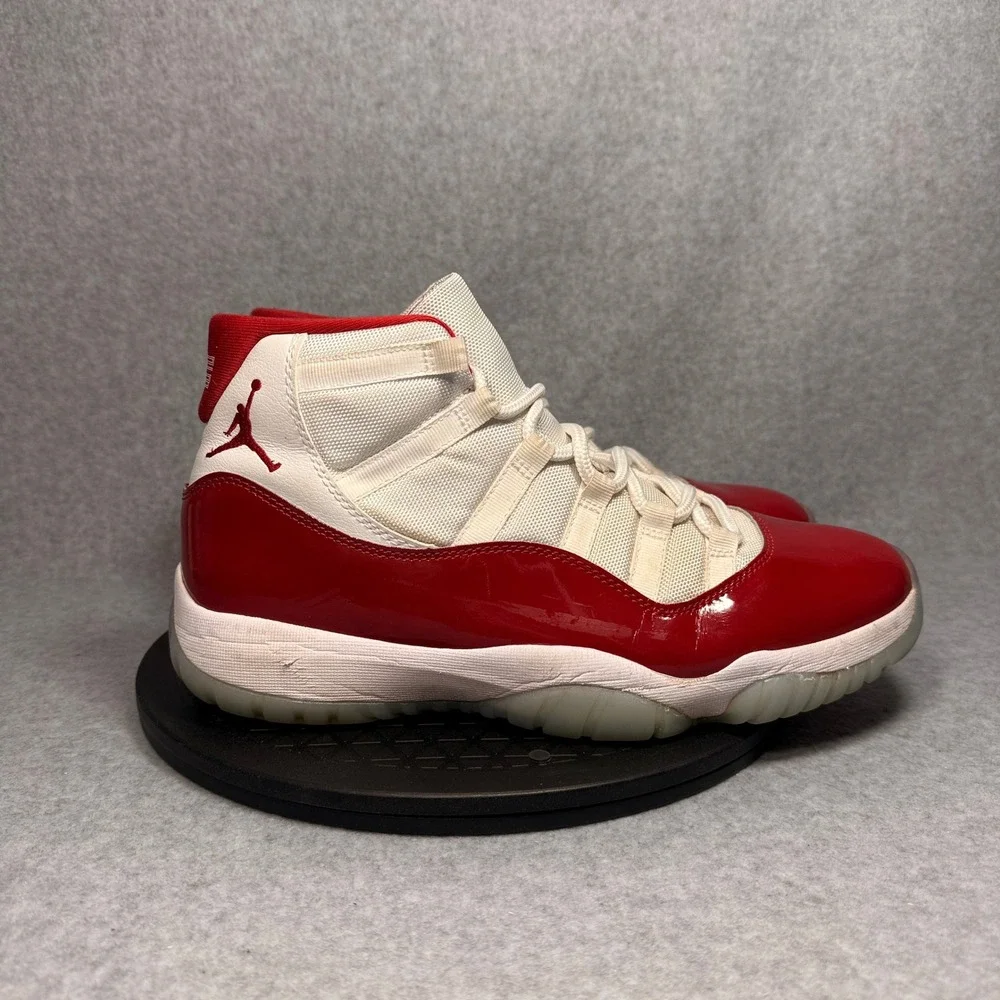 Air Jordan 11 Retro Cherry 2022 White Varsity Red CT8012-116 Mens 13